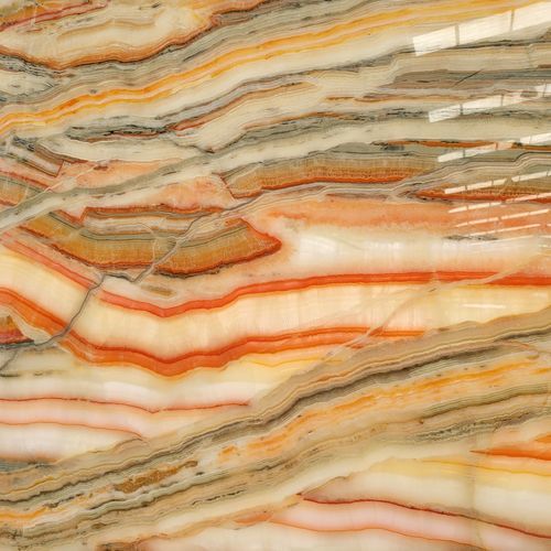 Onyx-Natursteinplatte - RAINBOW - MARMOMAR SPAIN - für Innenausbau / für Wand / für Fußboden