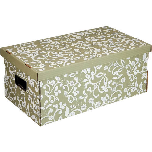 Karton-Aufbewahrungsbox - Unduetre Fiori - Lavatelli S.r.l. - mit Deckel