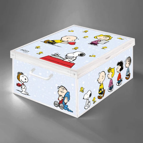 Karton-Aufbewahrungsbox - Peanuts - Lavatelli S.r.l. - mit Deckel / für Schränke