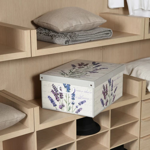 Karton-Aufbewahrungsbox - Lavanda Profumata - Lavatelli S.r.l. - mit Deckel / für Schränke