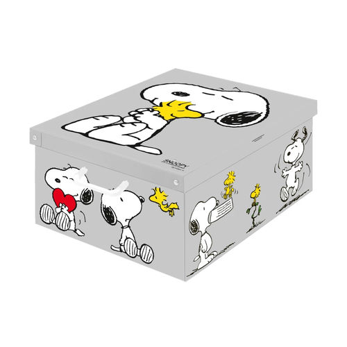 Karton-Aufbewahrungsbox - Snoopy - Lavatelli S.r.l. - mit Deckel / für Schränke