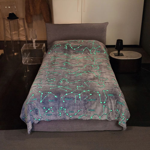 Polyester-Decke - Kanguru Glow Constellations - Lavatelli S.r.l. - Stoff
