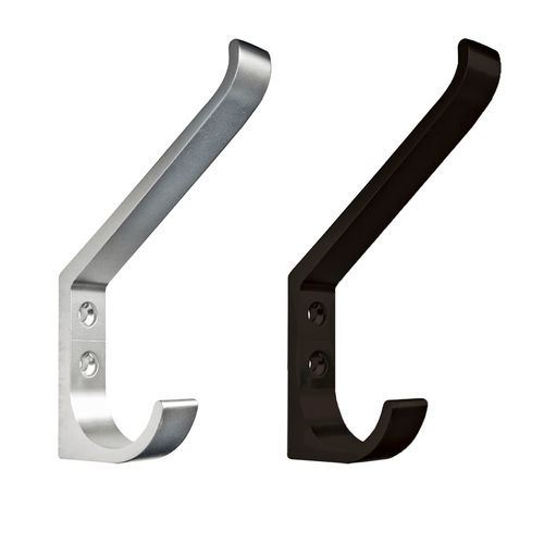 Wandmontierter Garderobenständer - 080701 - EUROWALE - modern / anodisiertes Aluminium / schwarz