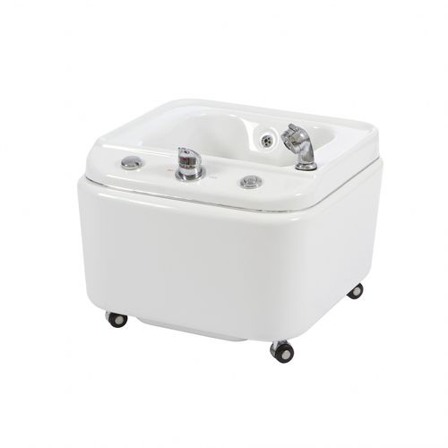 Keramik-Fußbecken - Meta - WEELKO BARCELONA - für Gewerbegebrauch / mit Wassermassage / freistehend
