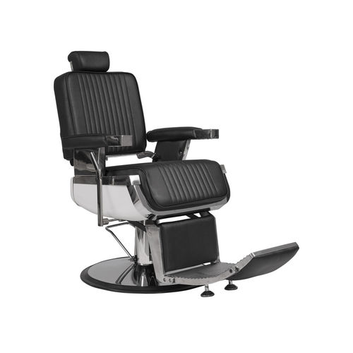 PVC-Barbiersessel - Fringe - WEELKO BARCELONA - Leder / Metall / mit Fußstütze