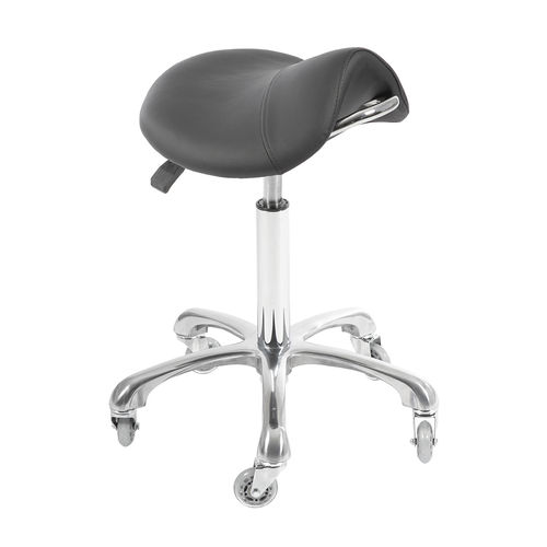 Moderner Friseurhocker - Action - WEELKO BARCELONA - Kunstleder / Gestell aus Aluminium / mit Rollen