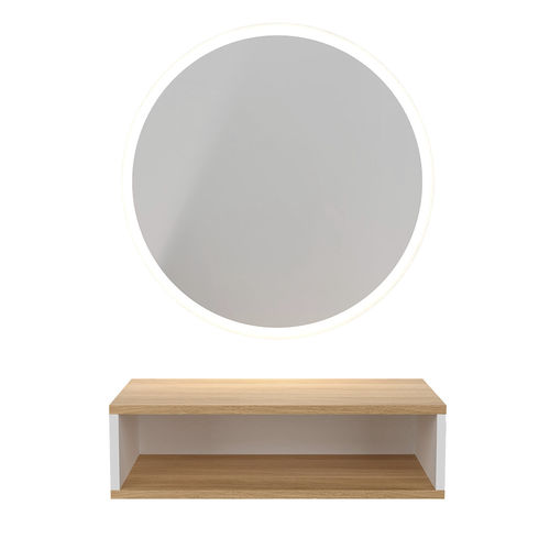 Wandmontierter Spiegel - Tana - WEELKO BARCELONA - für Frisörsalon / für Barbiersalon / modern
