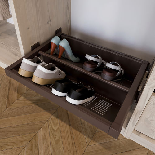 Modernes Schuhregal - 6936213 - Emuca SA - für Kleiderschrank / Stahl / für Privatgebrauch