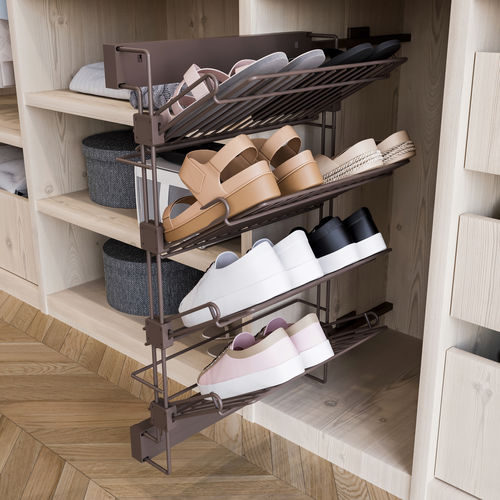 Modernes Schuhregal - 6938413 - Emuca SA - für Kleiderschrank / Stahl / für Privatgebrauch