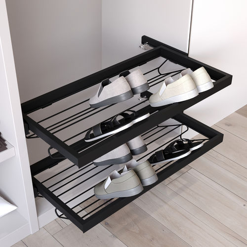 Modernes Schuhregal - 7028054 - Emuca SA - für Kleiderschrank / Stahl / Aluminium