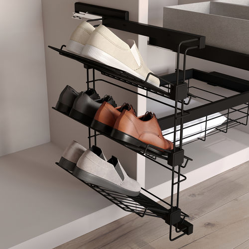 Modernes Schuhregal - 7112654 - Emuca SA - für Kleiderschrank / Stahl / für Privatgebrauch