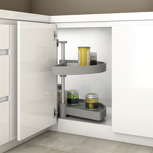 Kunststoffablageplatte - 8929221 - Emuca SA - Aluminium / für Küche