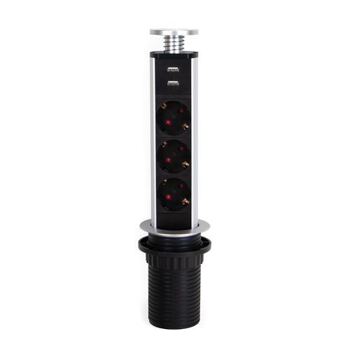 USB-Steckdose - 5009925 - Emuca SA - Mehrfach / Schreibtisch / für Möbel