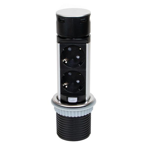 USB-Steckdose - 5048165 - Emuca SA - Mehrfach / Schreibtisch / für Möbel