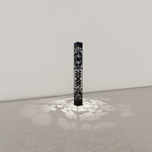 Moderne Leuchtsäule - PATTERN - Beyond Lighting - extrudiertes Aluminium / Polycarbonat / LED