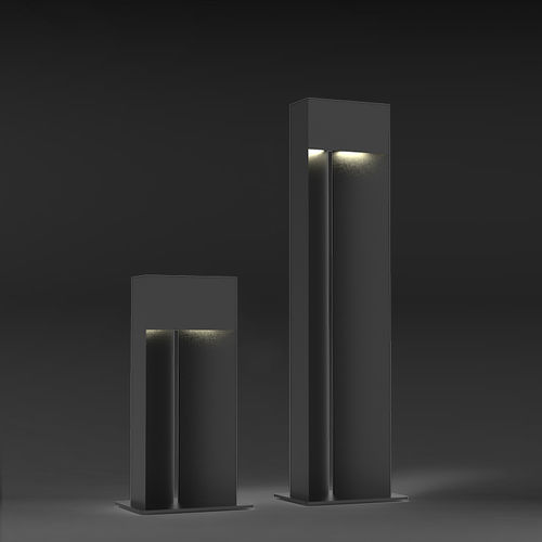 Leuchtpoller für Garten - Prism  - Beyond Lighting - modern / Stahl / COR-TEN®-Stahl