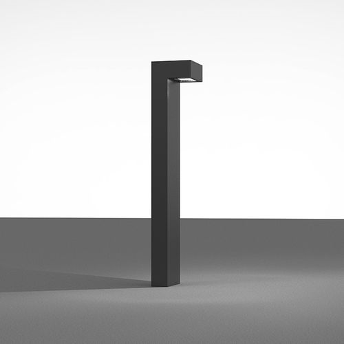 Moderner Leuchtpoller - BEND MONO - Beyond Lighting - extrudiertes Aluminium / LED / IP66