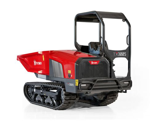 Mini dumper / mit Heckentladung - TX3005 - HINOWA SPA - Fronthochkipper / Rundkipper / auf Raupen