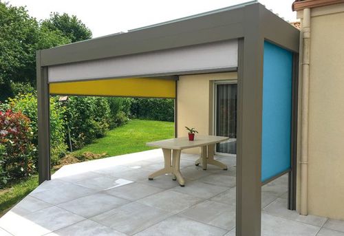 Jalousie für Pergola - Screenéo - Groupe AJ2R (JERREL / LI-SU DES TEMPS / ASPIC) - für Terrasse / Segeltuch / thermolackiertes Aluminium