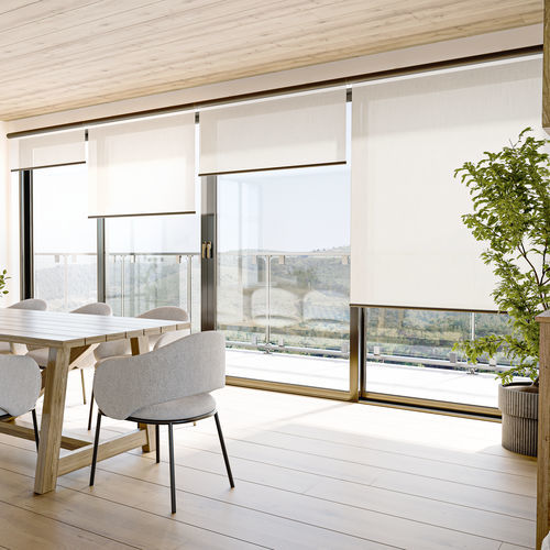 Hitzeschutz-Jalousie - HELIOS S - REFLEX'SOL - für Verandas / für Fenster / Segeltuch