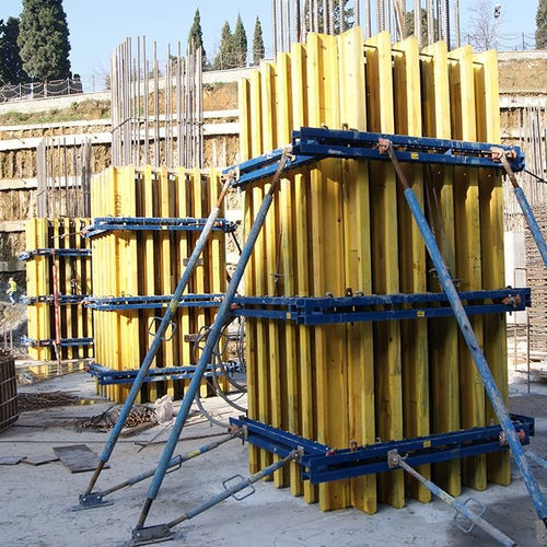 Kletterschalungssystem - AS YAPI ELEMANLARI İMALAT İTHALAT İHRACAT SANAYİ ve TİCARET LİMİTED ŞİRKETİ - zirkulär / L-förmig / Holz