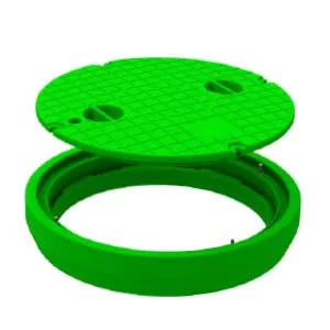 Polyethylen-Schachtdeckel - 7100520240 - ROTO SLOVENIJA - rund