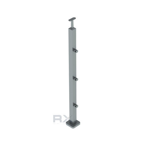 Stahlpfeiler - SL.P40.3HD12.04.S/1060mm - RX Inox France - quadratisch