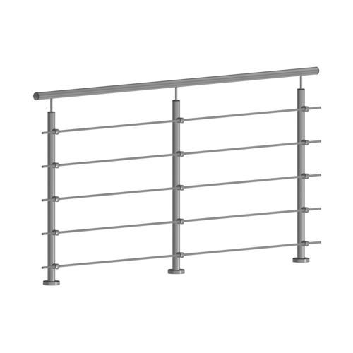 Stahlgeländer - BL.PT42.4HD12.04.S/960 - RX Inox France - Geländer / für Außenbereich / für Balkon