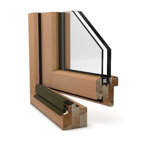 Holzfenster - 68 - BADER MENUISERIE - Flügel / mit Doppelverglasung / einflügelig