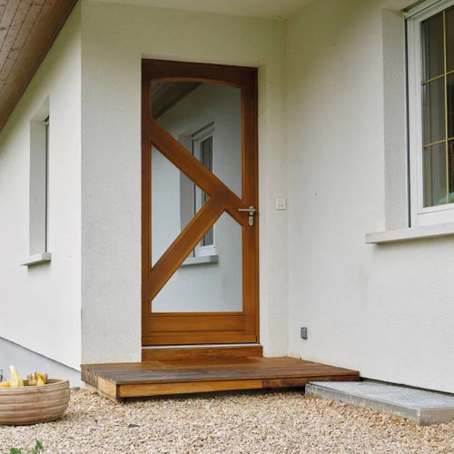 Eingangstür - Tradition - BADER MENUISERIE - Holz / einflügelig / modern