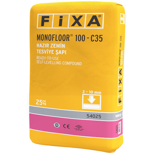 Fließestrich - MONOFLOOR 100 C35 - FİXA YAPI KİMYASALLARI SAN VE TİC LTD.ŞTİ - Zement