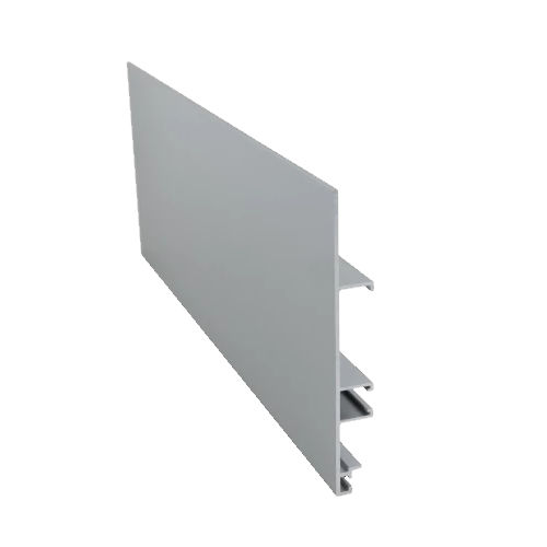 Silberfarbene Zierleiste - 64-0102-1100 - Bilcocq-Duval - anodisiertes Aluminium / Dekor