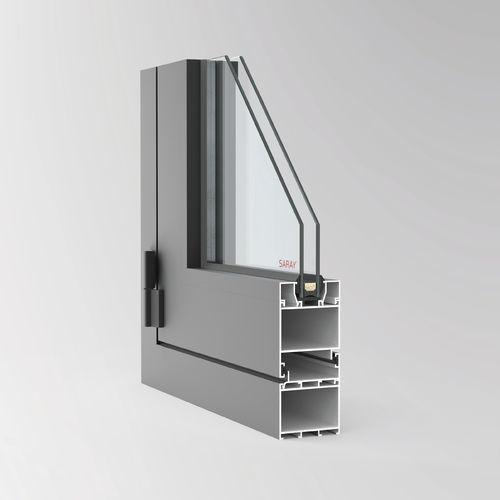 Aluminium-Türprofil - C 60 - SARAY ALUMINYUM - wärmeisoliert