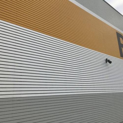 Paneel-Fassadenverkleidung - METALSCREEN GEEE SRL - Stahl / Aluminium / horizontal