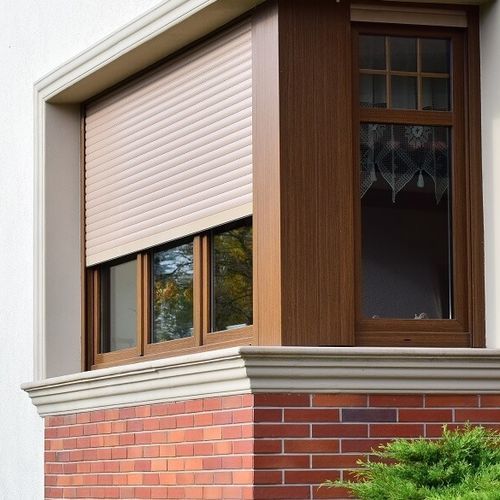 Rollladen - CleverBox - BUDVAR - PVC / für Fenstertür / elektrisch