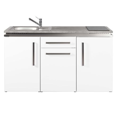 Kleine Kochnische - MD 150 - Stengel Steel Concept GmbH - Eiche / Schiefer / Edelstahl