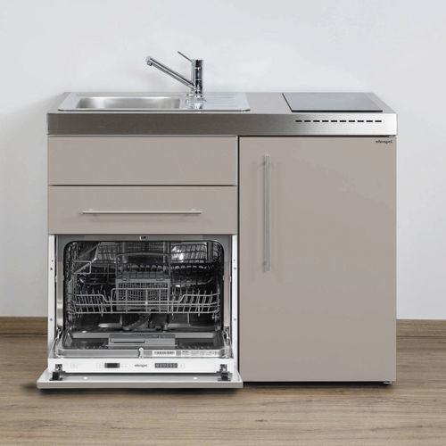 Kleine Kochnische - MPGS 110 - Stengel Steel Concept GmbH - Edelstahl / mit Griffen / Induktion