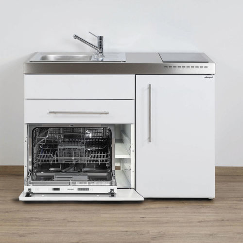 Kleine Kochnische - MPGS 120 - Stengel Steel Concept GmbH - aus lackiertem Metall / mit Griffen / Induktion