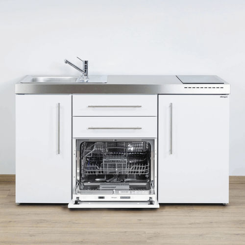 Kleine Kochnische - MPGS 150 - Stengel Steel Concept GmbH - aus lackiertem Metall / mit Griffen / Induktion