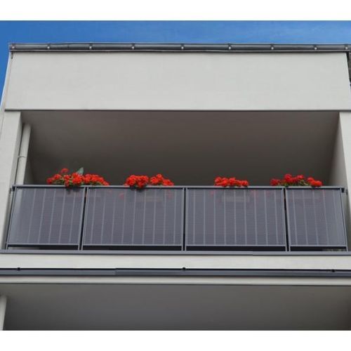 Aluminium-Geländer - OXYTAL - BUGAL SA - Platten / für Außenbereich / für Balkon