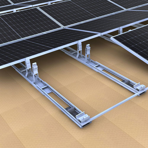 Montagesystem für Flachdach - III Long side - novotegra - für Flachdach / für ost und westwärts gerichtete / für Photovoltaikmodul