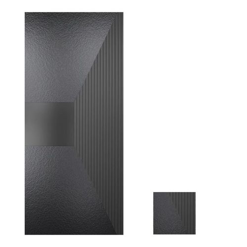 Paneel für Tür - LUX - GRUPPO PRIMAVERA SRL - Aluminium / texturiert / Holzoptik