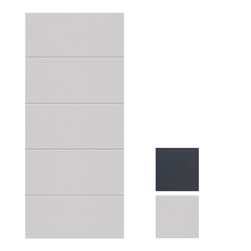Paneel für Tür - PENTA  - GRUPPO PRIMAVERA SRL - Aluminium / texturiert / Holzoptik