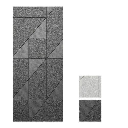 Paneel für Tür - PITAGORA - GRUPPO PRIMAVERA SRL - Aluminium / texturiert / Steinoptik