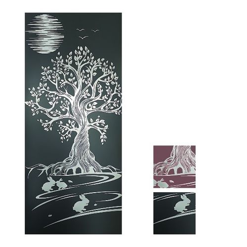 Paneel für Tür - ULIVO - GRUPPO PRIMAVERA SRL - Aluminium / texturiert / Steinoptik