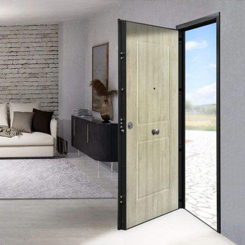 Eingangstür - THERMOENERGY CL4 Capri Island  - GRUPPO PRIMAVERA SRL - galvanisiertem Stahl / PVC / melaminbeschichtet