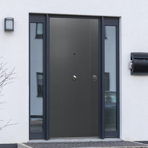 Eingangstür - THERMOENERGY CL4 Millerighe - GRUPPO PRIMAVERA SRL - Aluminium / galvanisiertem Stahl / Glasfaser