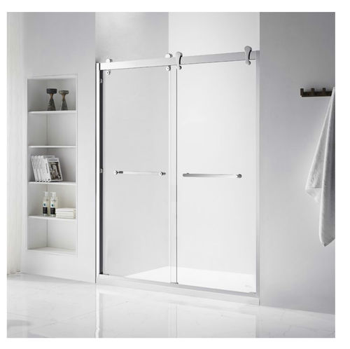 Tür für Innenbereich - Foshan Sunvin Ceramics CO., Ltd - Metall / Glas / einflügelig