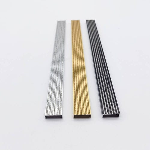 Aluminium-Dekoprofil - Foshan Sunvin Ceramics CO., Ltd - für Fliesen / Eck / Rechteck
