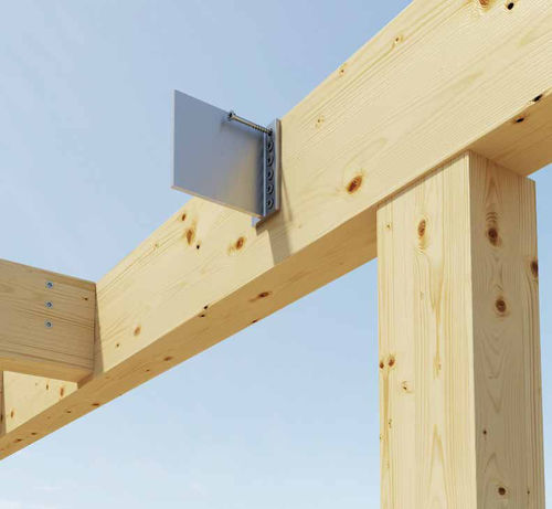 Aluminium-Befestigungssystem - ALUMINI HT - HOLZ TECHNIC - für Träger / für Holz / unsichtbar